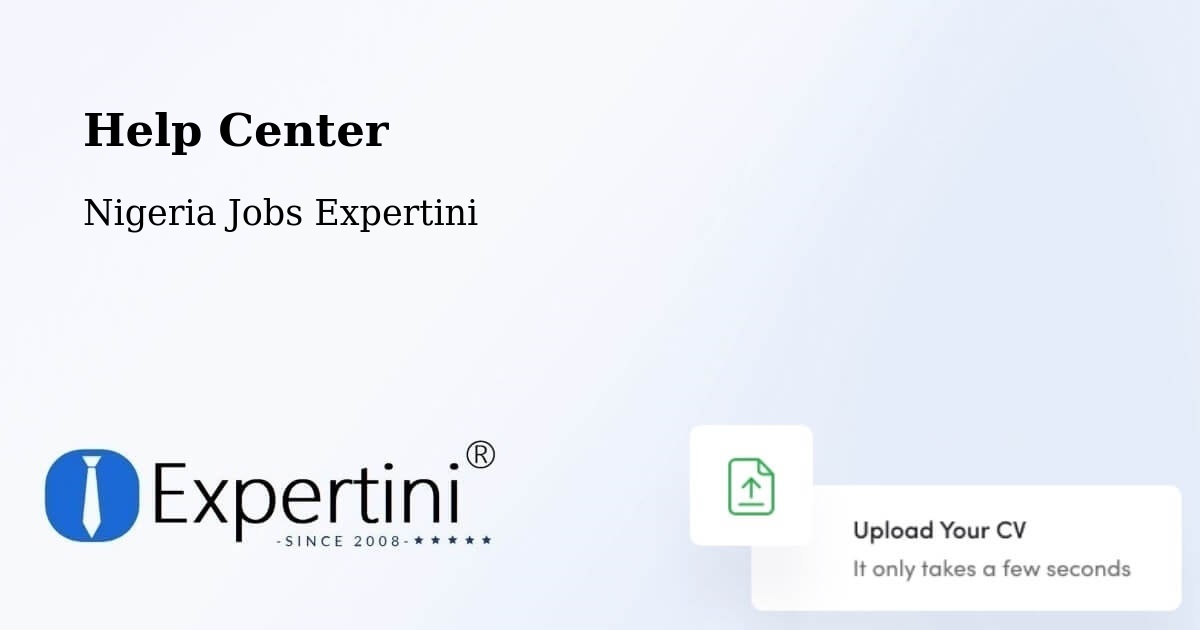 Help Center – Numan - Nigeria Jobs Expertini