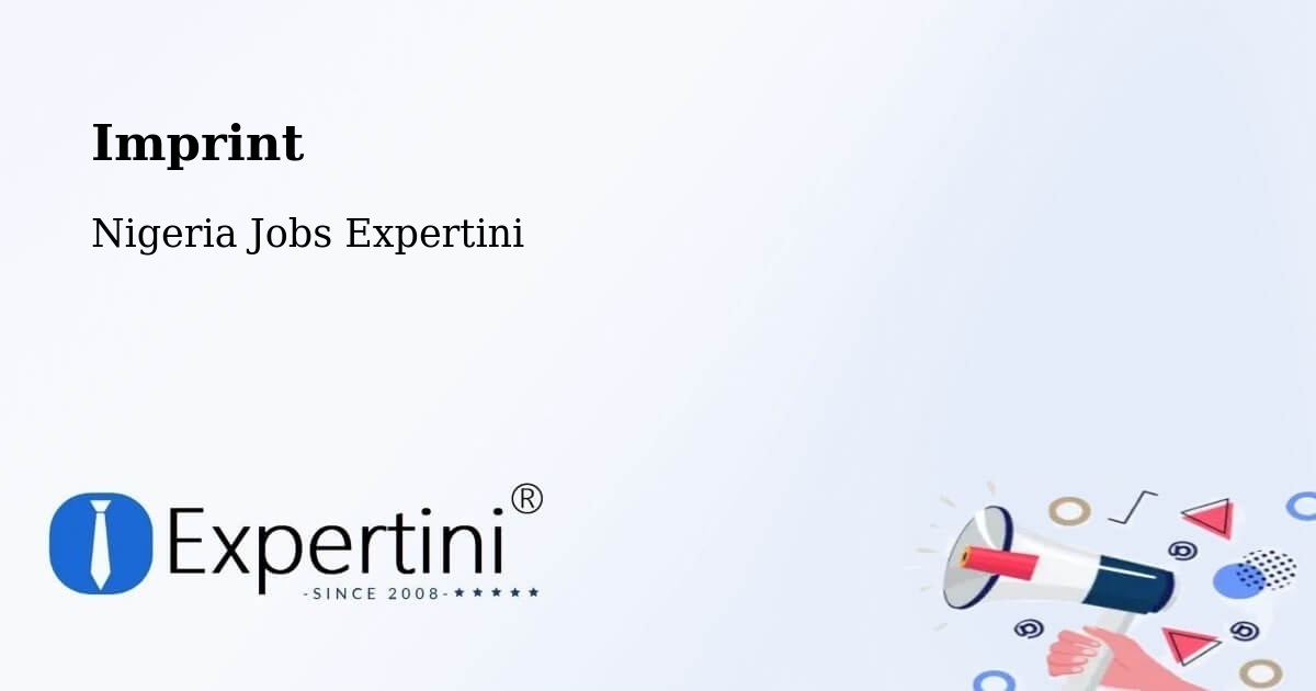 Imprint – Numan - Nigeria Jobs Expertini